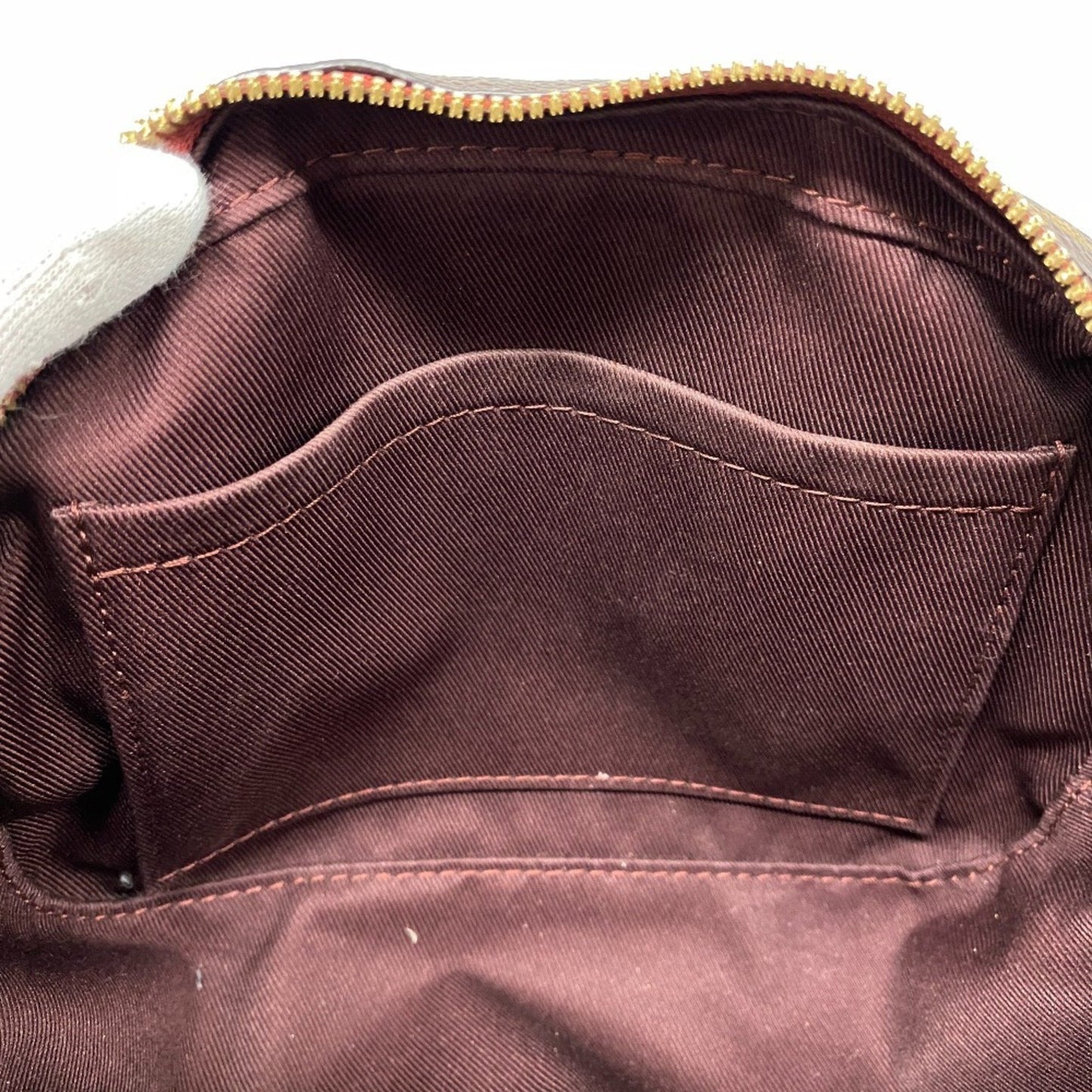 Louis Vuitton Deauville, Brown, Canvas, shoulder
