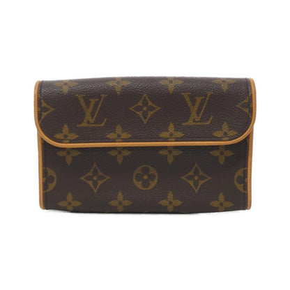Louis Vuitton Pochette florentine, Brown, Canvas, clutch