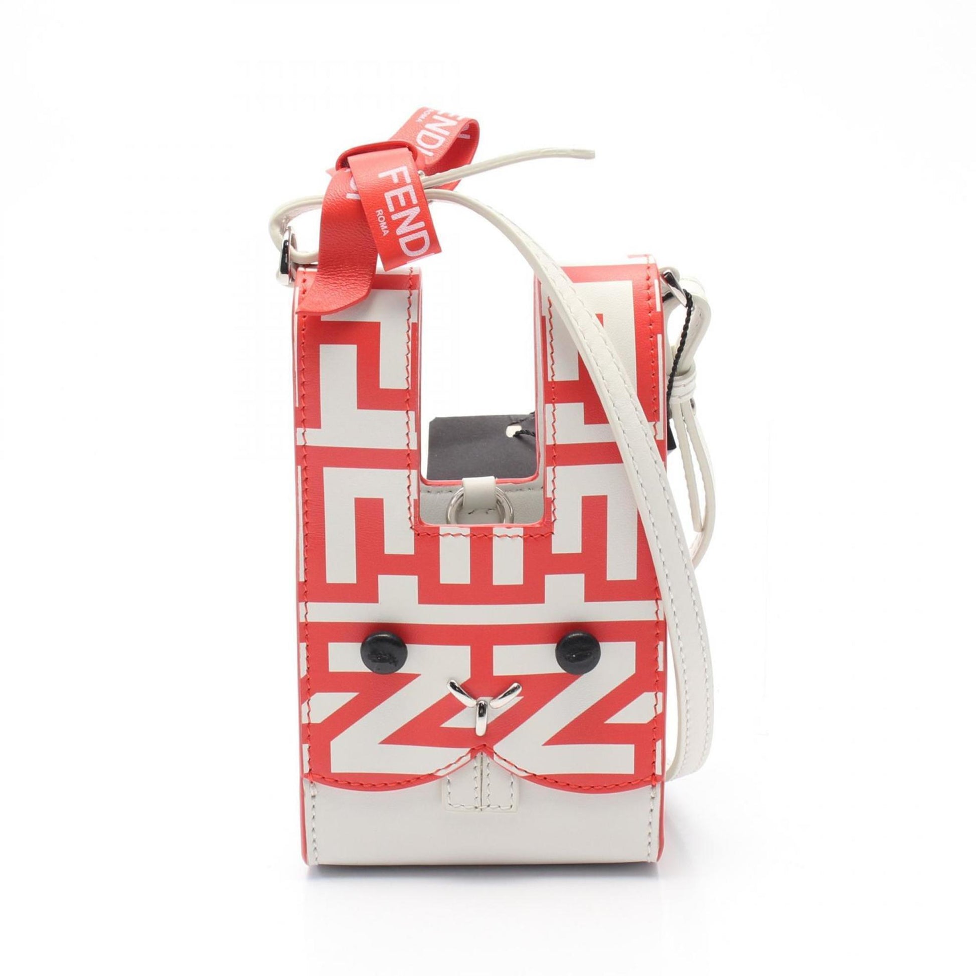 Fendi --, White, Leather, clutch
