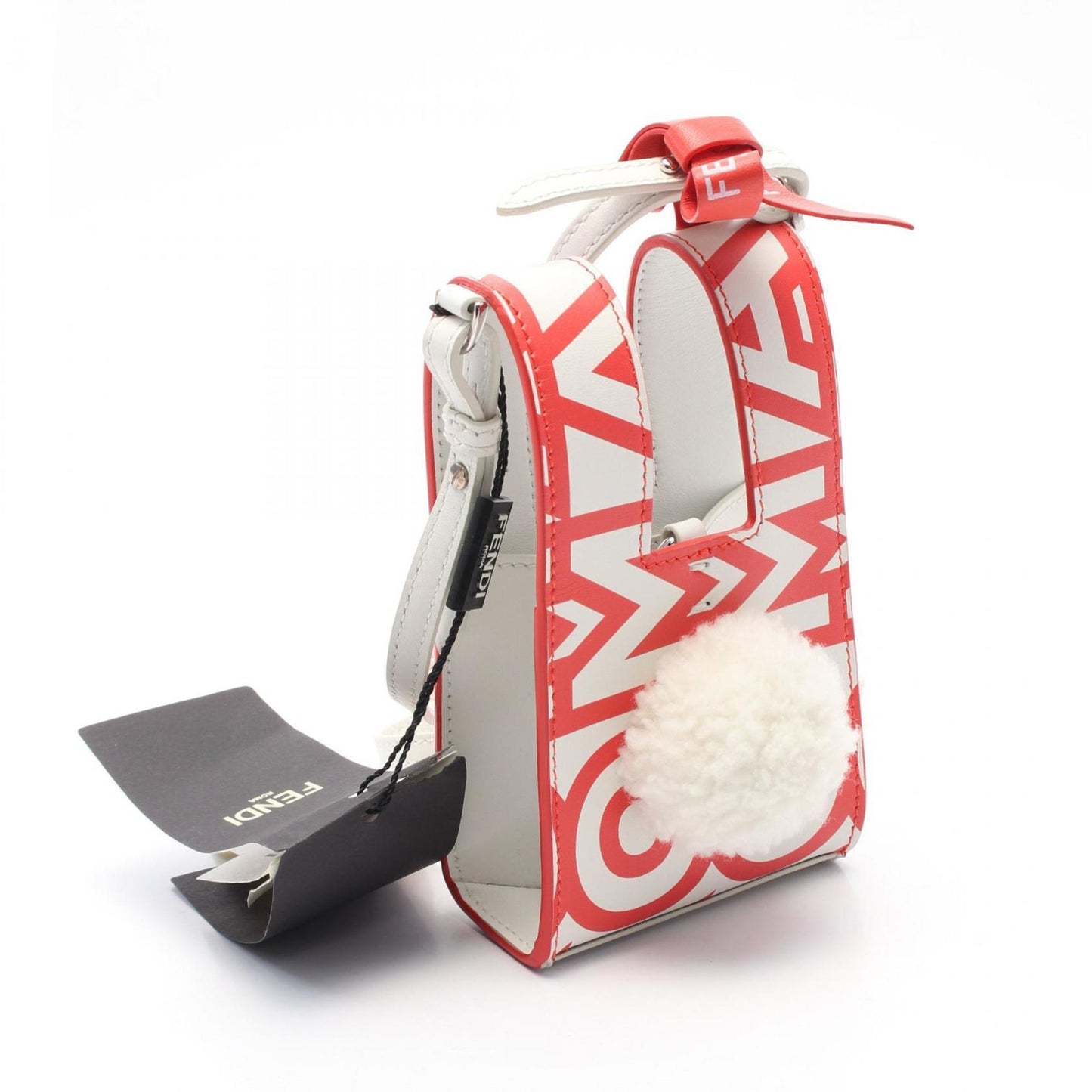 Fendi --, White, Leather, clutch