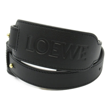 Loewe Logo, Black, Leather, bag