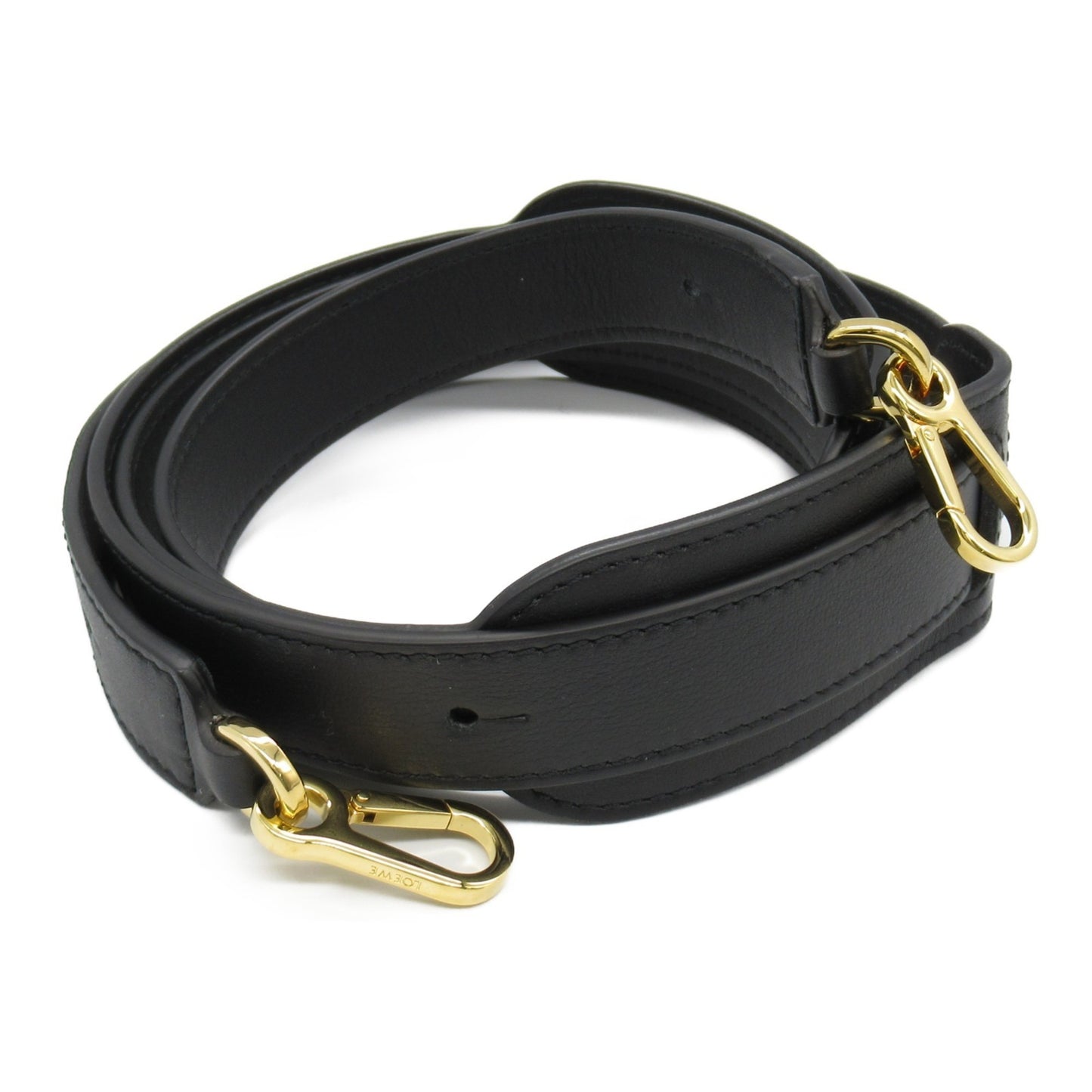 Loewe Logo, Black, Leather, bag