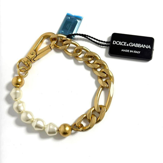 Dolce & Gabbana Logo, Gold, Gold Plated, bracelet