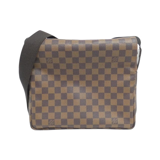 Louis Vuitton Naviglio, Brown, Canvas, shoulder