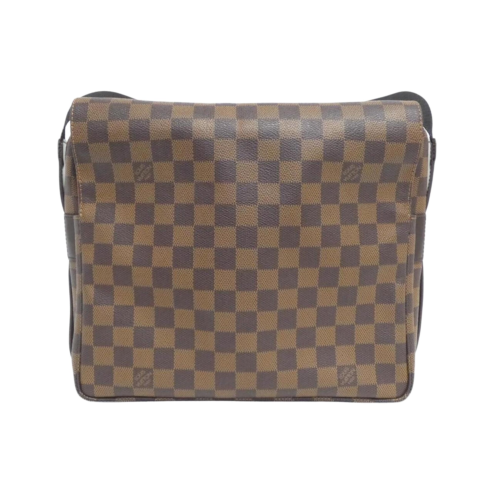 Louis Vuitton Naviglio, Brown, Canvas, shoulder