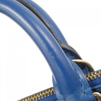 Louis Vuitton Alma, Blue, Leather, handbag