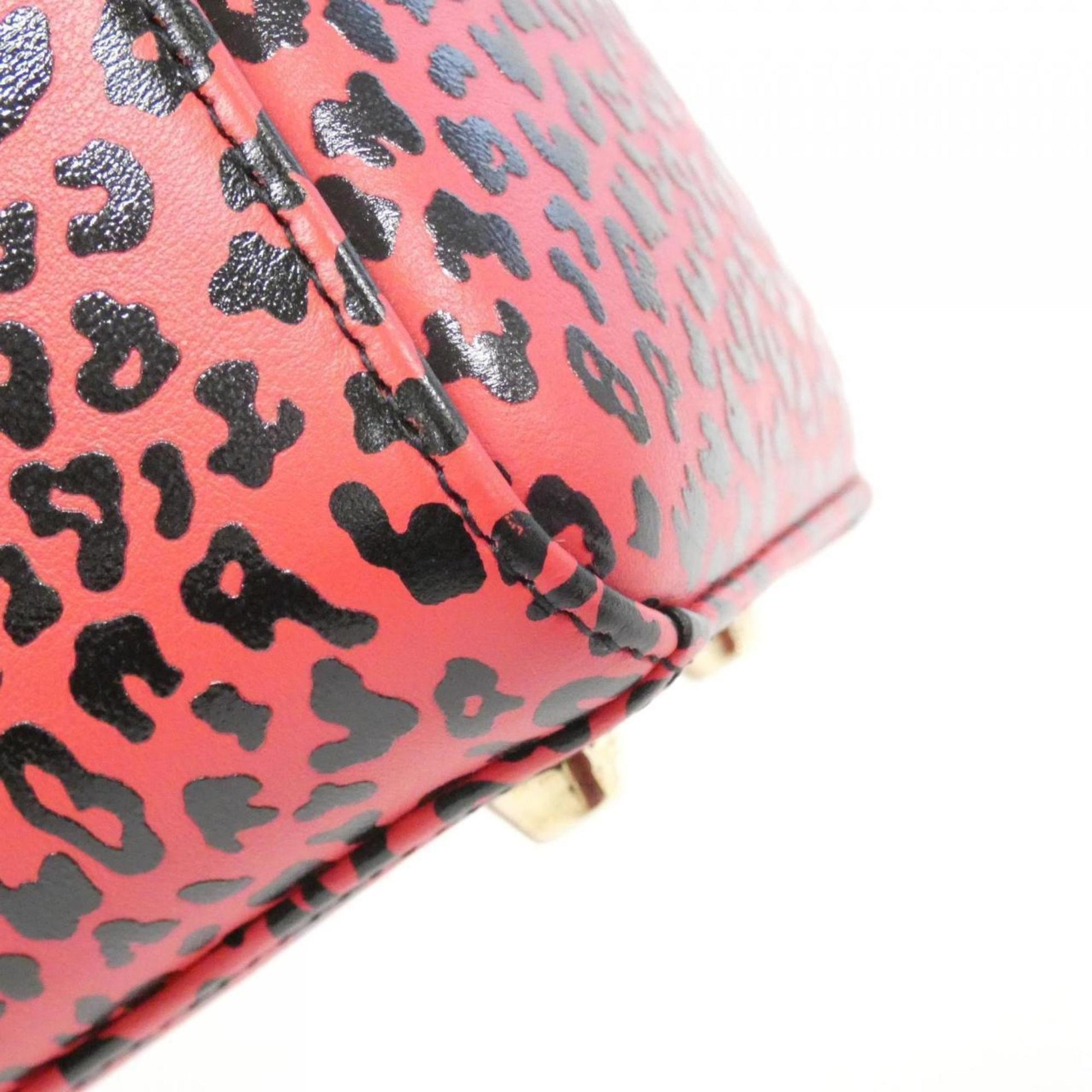 Dior Lady Dior, Red, Leather, handbag