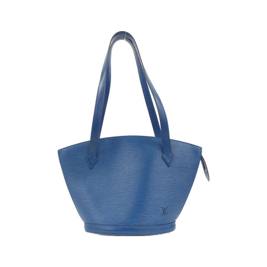 Louis Vuitton Saint Jacques, Blue, Leather, shoulder