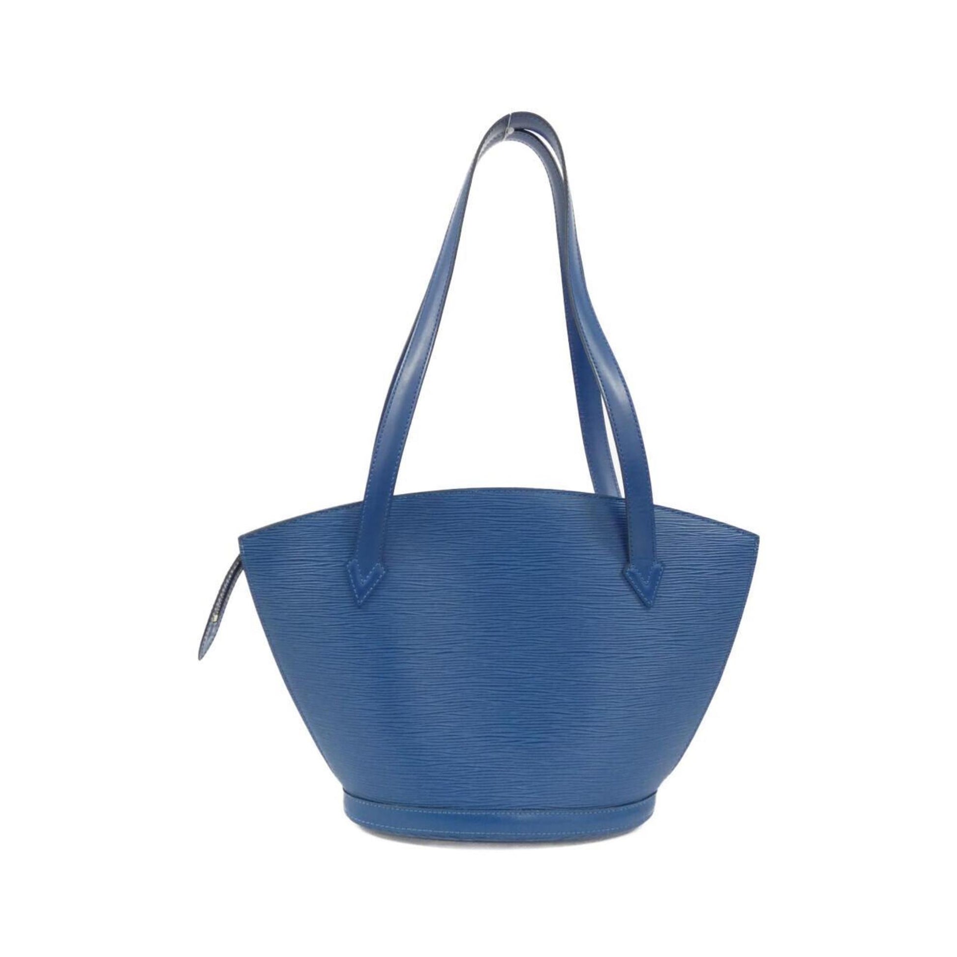 Louis Vuitton Saint Jacques, Blue, Leather, shoulder