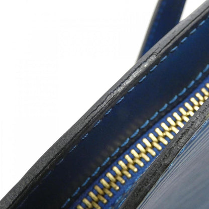 Louis Vuitton Saint Jacques, Blue, Leather, shoulder