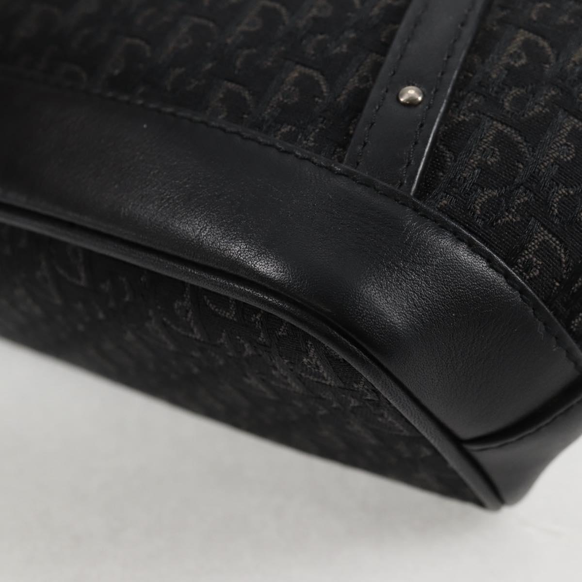Dior Diorissimo, Black, "CANVAS, LEATHER", handbag