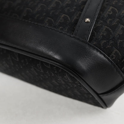 Dior Diorissimo, Black, "CANVAS, LEATHER", handbag