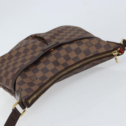 Louis Vuitton Bloomsbury Damier, Brown, Canvas, Handbag