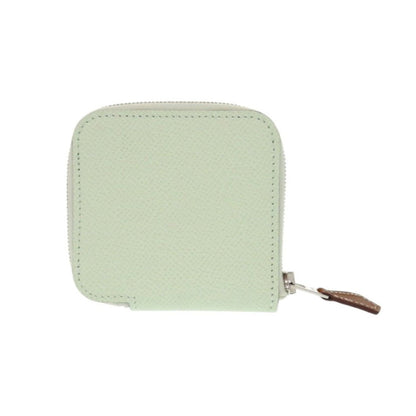 Hermès Silk'In, Green, Leather, wallet