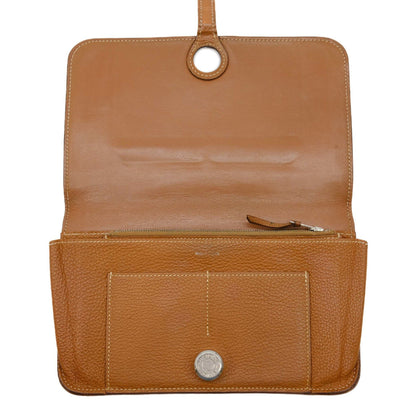 Hermès Dogon, Brown, Leather, wallet