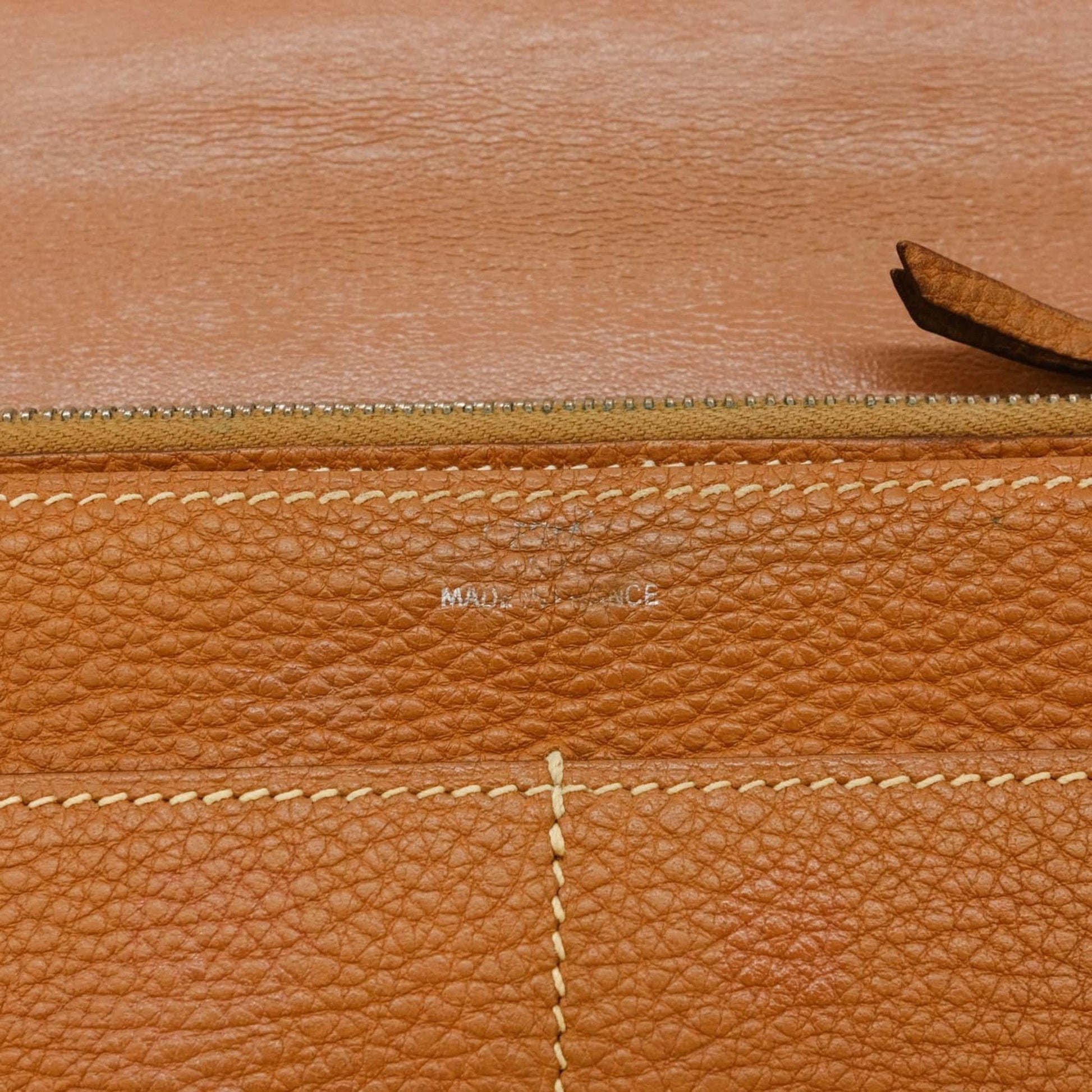 Hermès Dogon, Brown, Leather, wallet