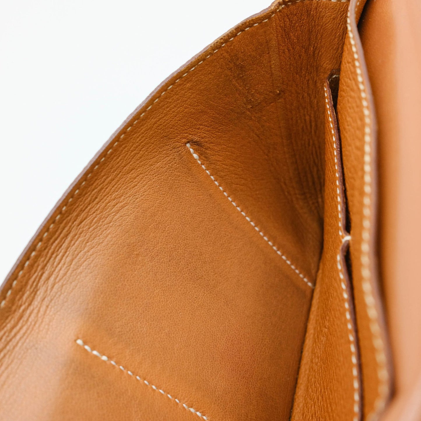 Hermès Dogon, Brown, Leather, wallet