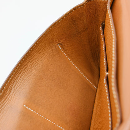 Hermès Dogon, Brown, Leather, wallet