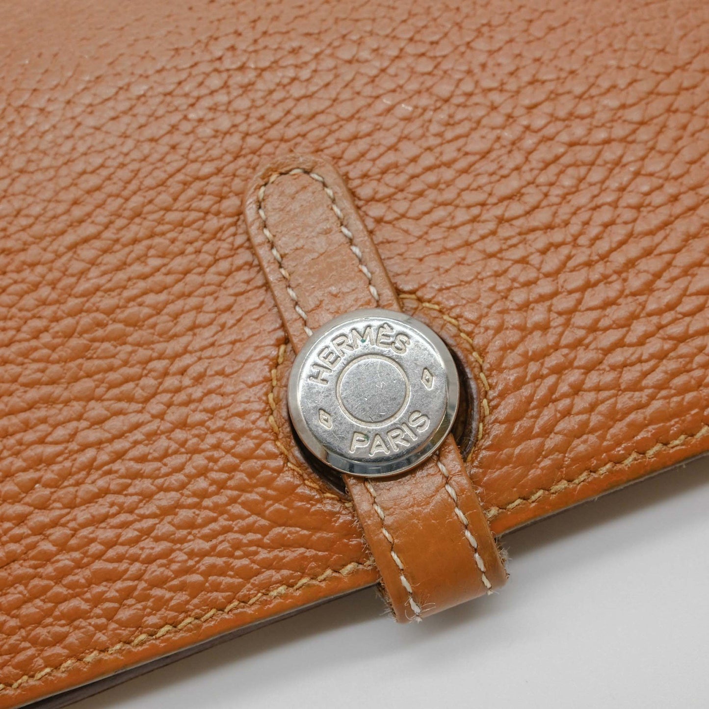 Hermès Dogon, Brown, Leather, wallet
