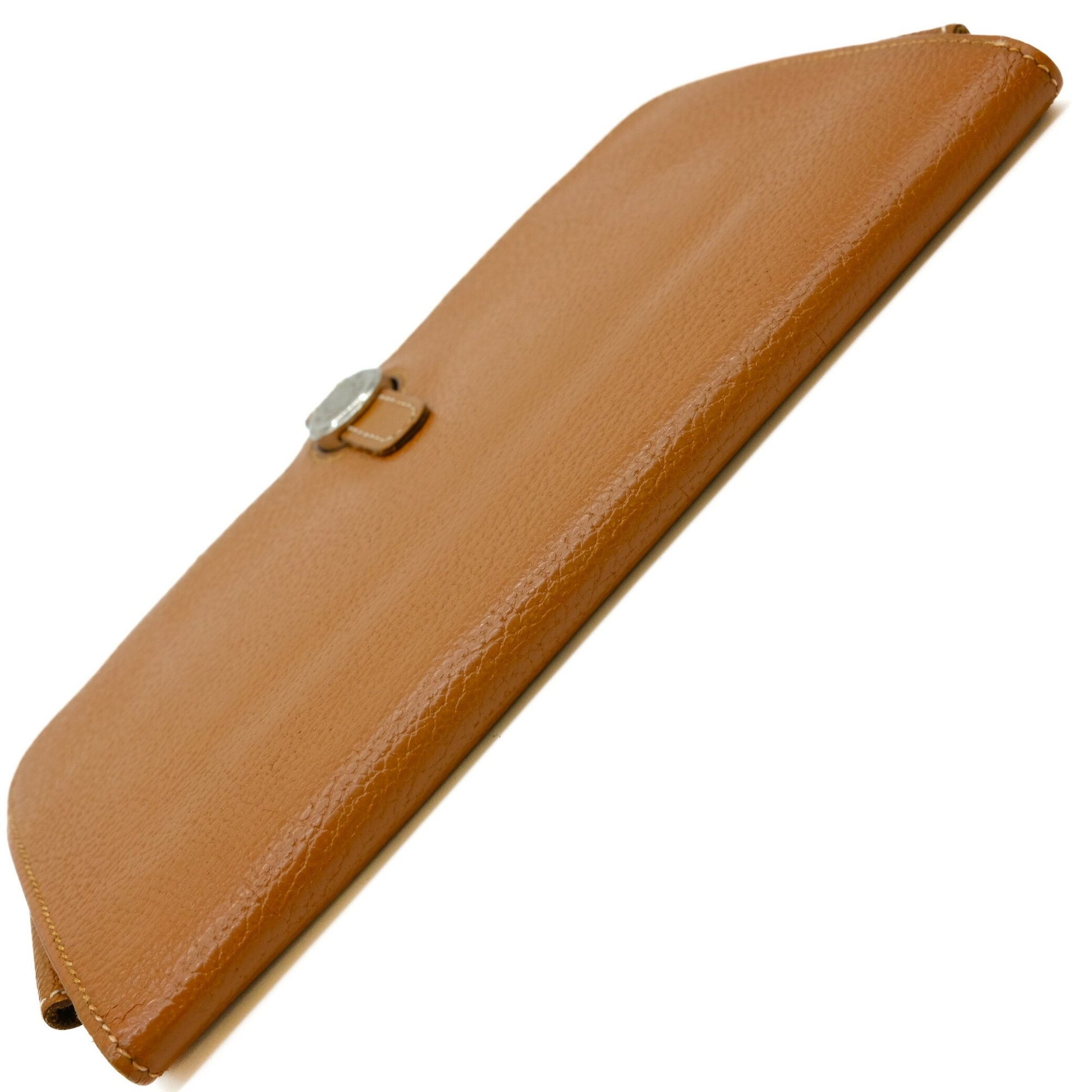 Hermès Dogon, Brown, Leather, wallet