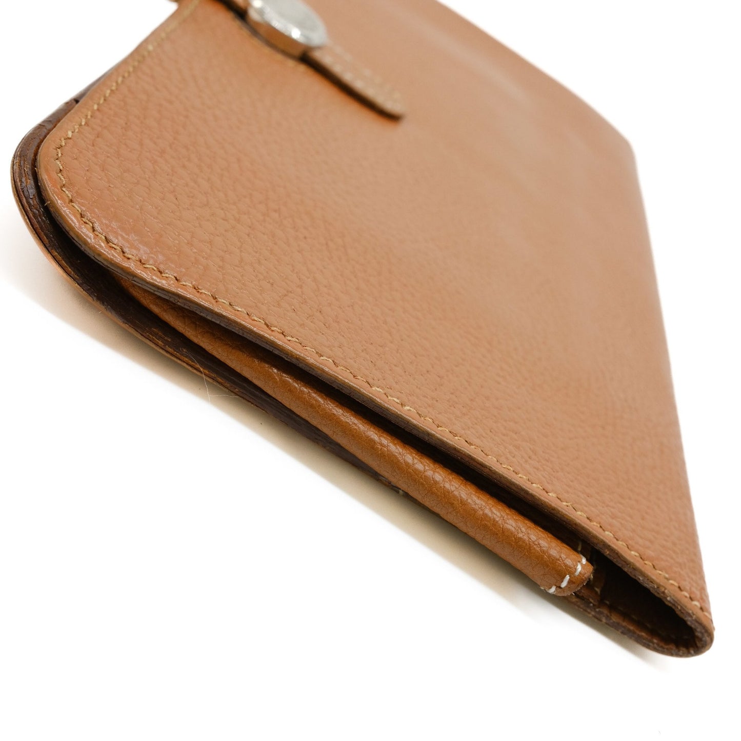 Hermès Dogon, Brown, Leather, wallet