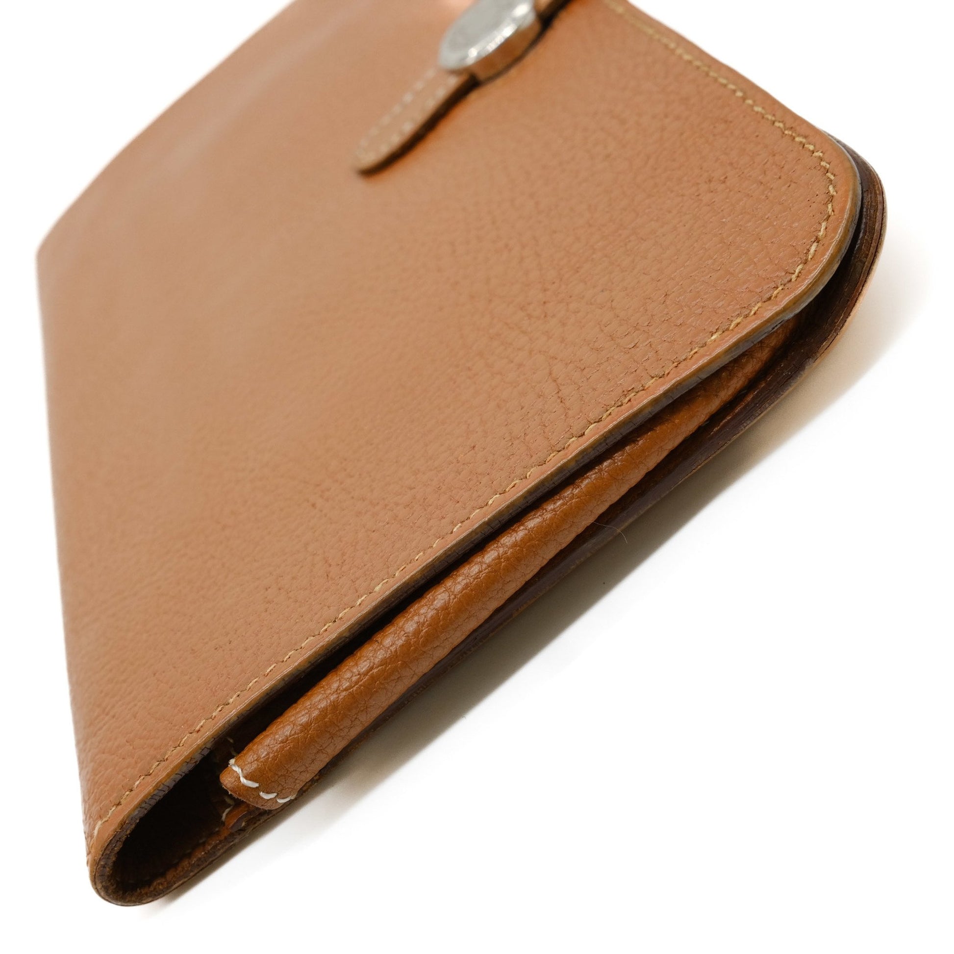 Hermès Dogon, Brown, Leather, wallet