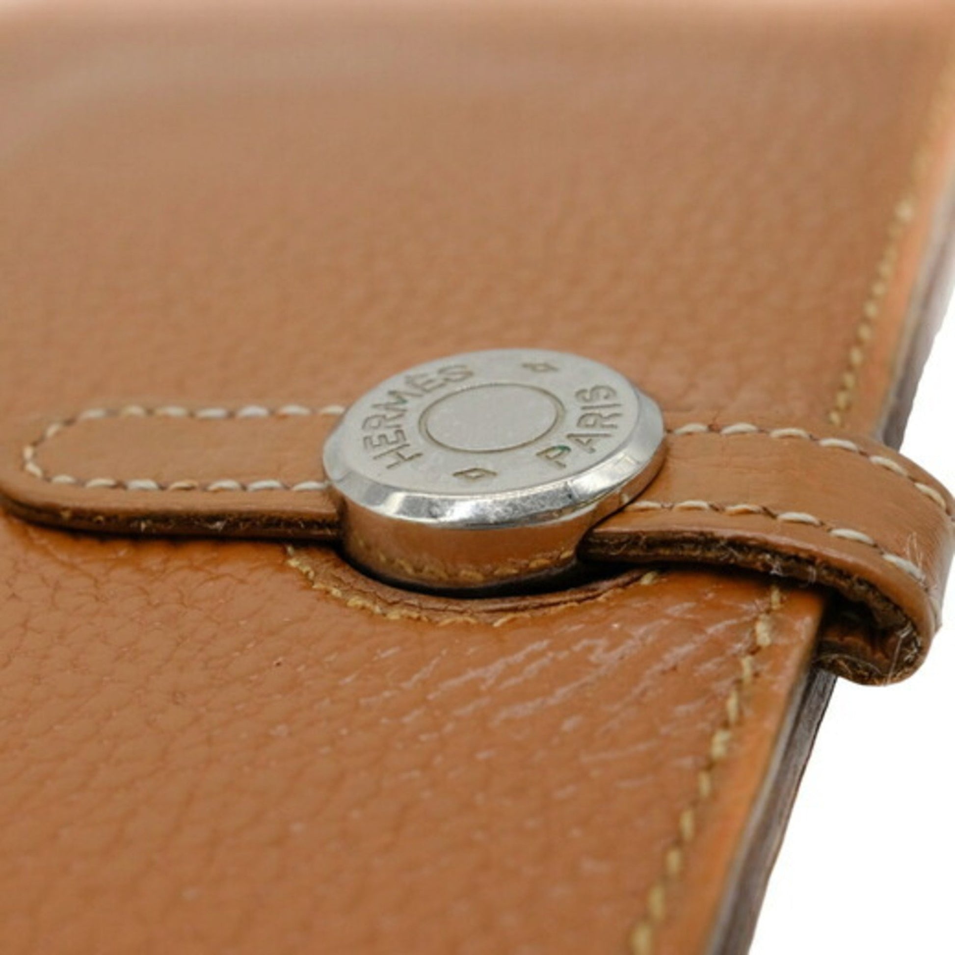 Hermès Dogon, Brown, Leather, wallet