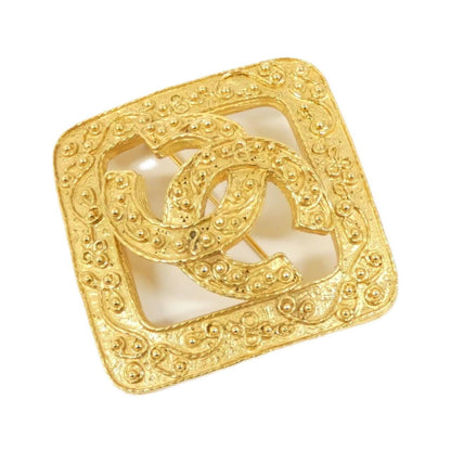 Chanel Coco Mark, Gold, Gold Plated, brooch