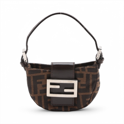 Fendi, Brown, Canvas, handbag