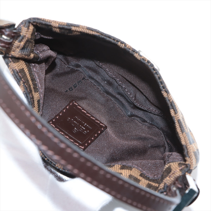 Fendi, Brown, Canvas, handbag