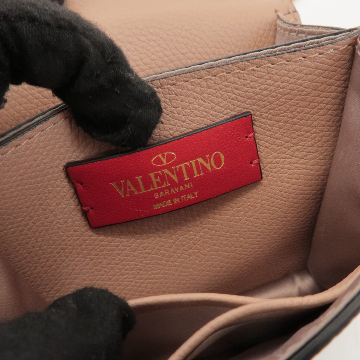 Valentino Garavani VSling Leather, Pink, Leather, Shoulder Bag