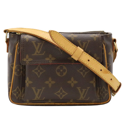 Louis Vuitton Viva Cité, Brown, Canvas, shoulder