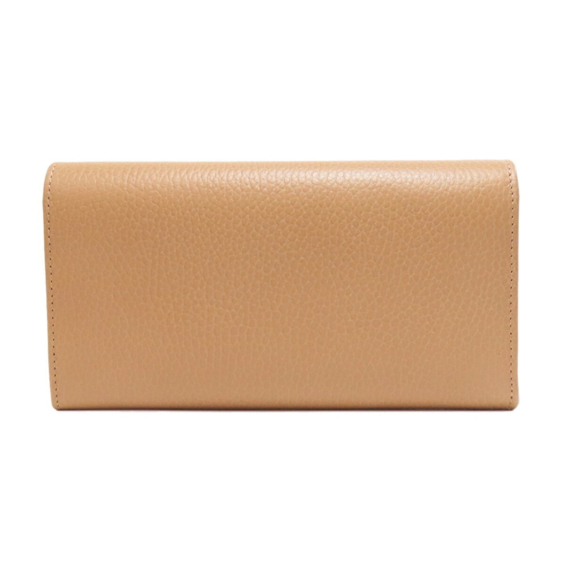 Gucci Interlocking G, Beige, Leather, wallet