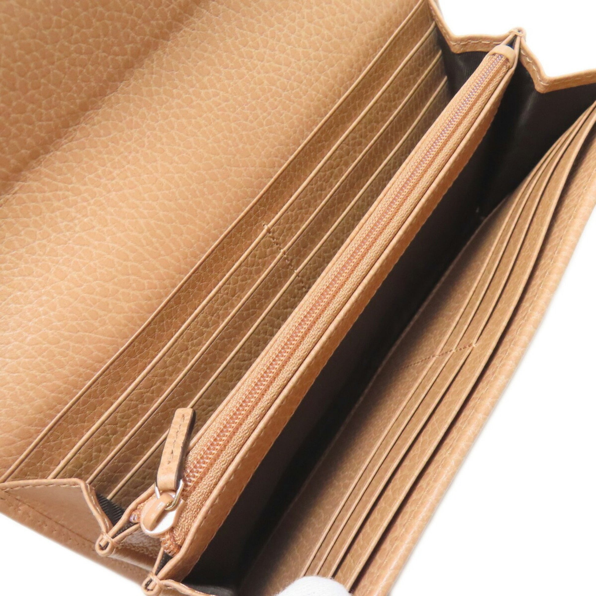 Gucci Interlocking G, Beige, Leather, wallet