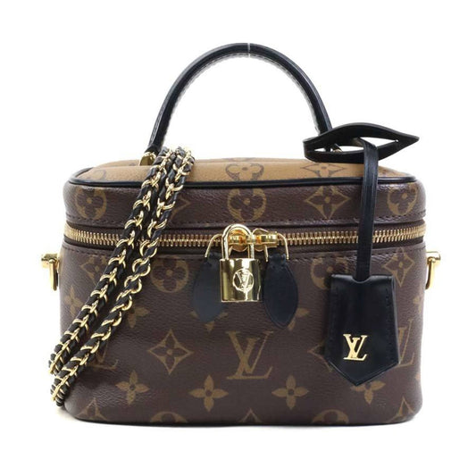 Louis Vuitton Vanity, Brown, Canvas, shoulder