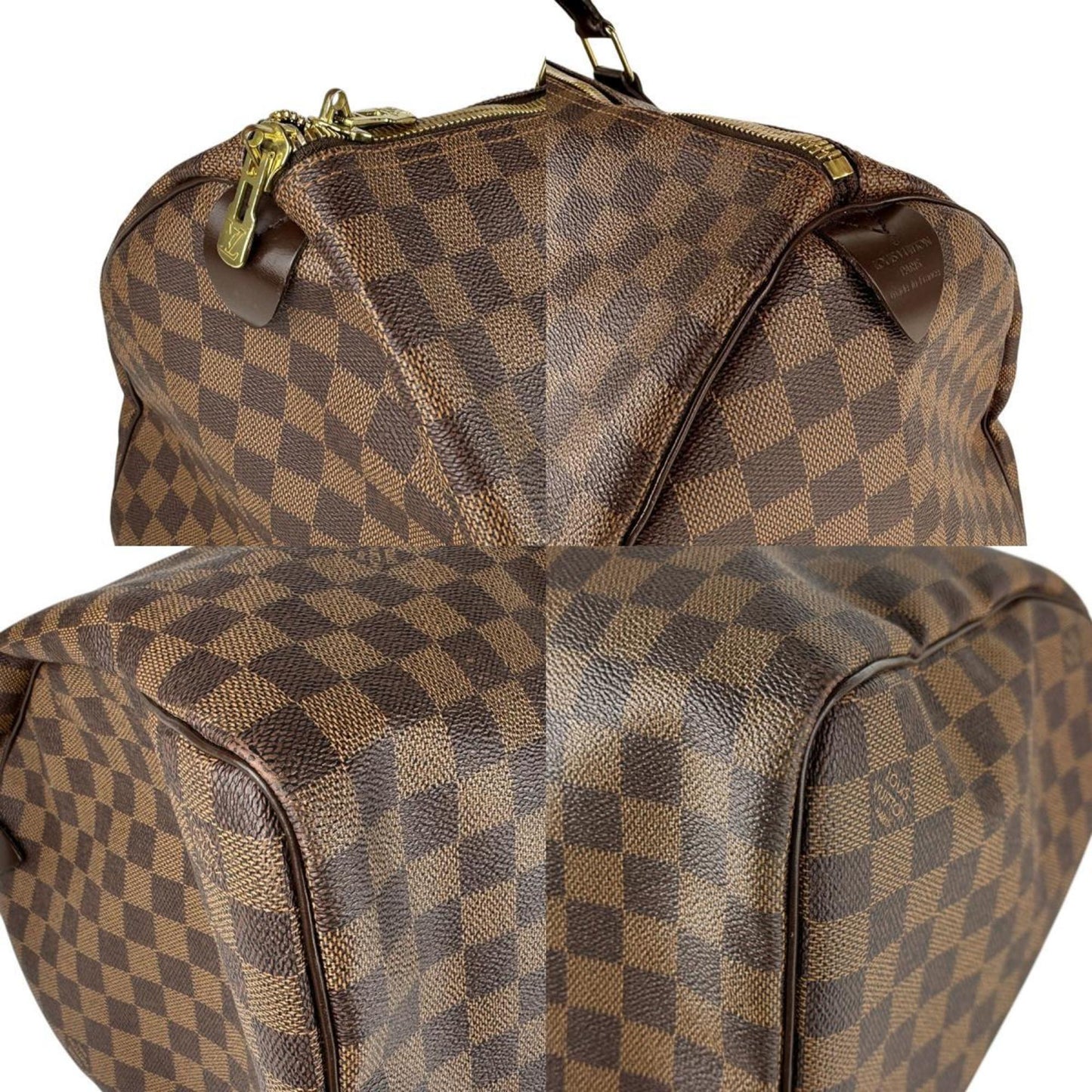 Louis Vuitton Keepall 50, Brown, Canvas, travel
