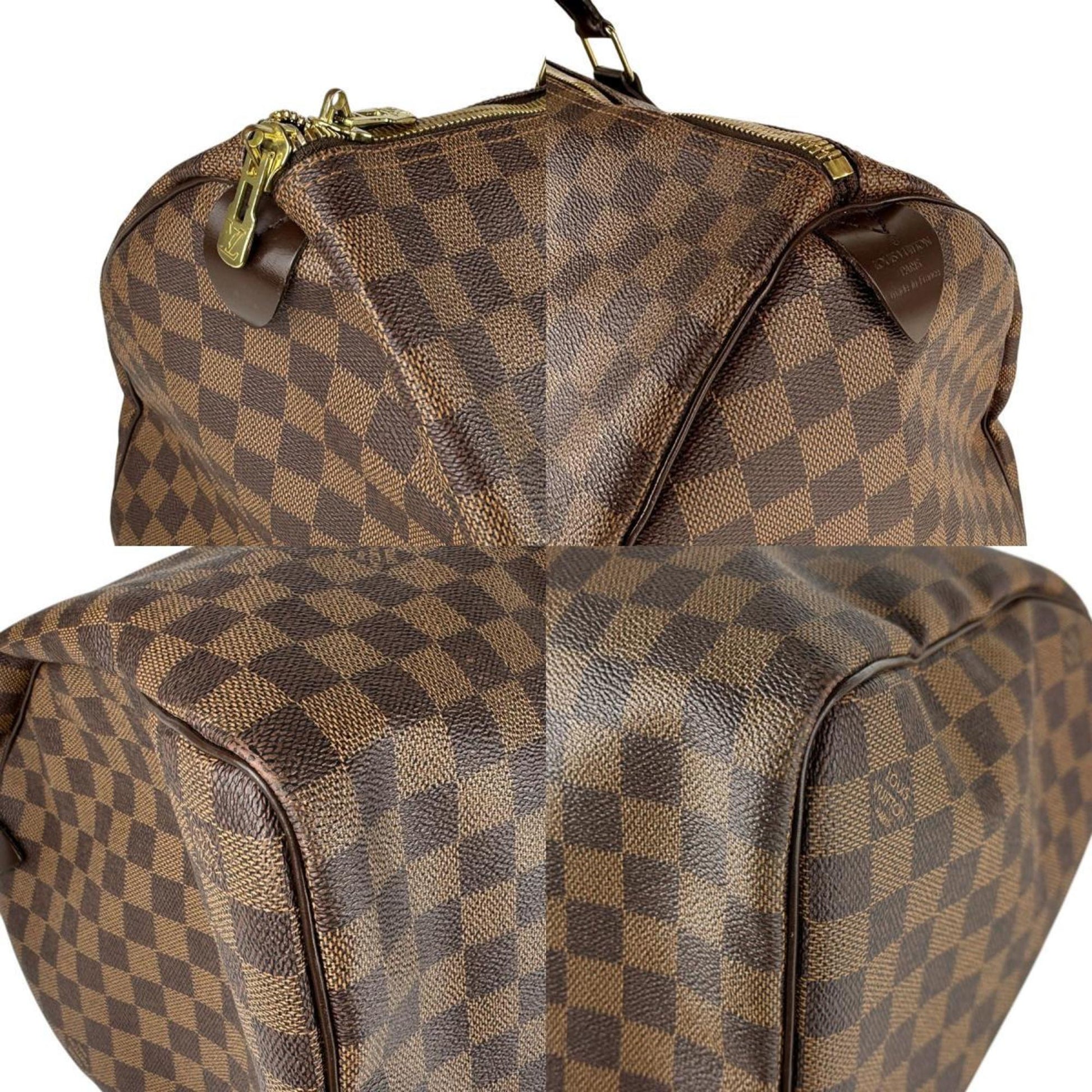 Louis Vuitton Keepall 50, Brown, Canvas, travel