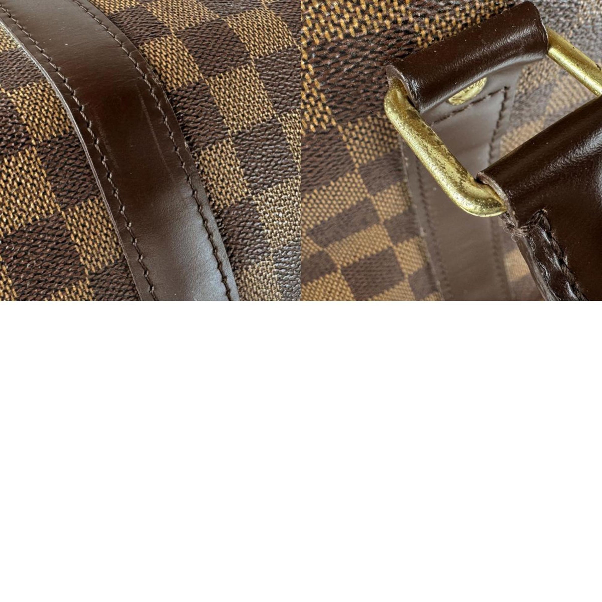 Louis Vuitton Keepall 50, Brown, Canvas, travel