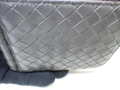 Bottega Veneta Intrecciato Leather, GRAY, LEATHER, Handbag