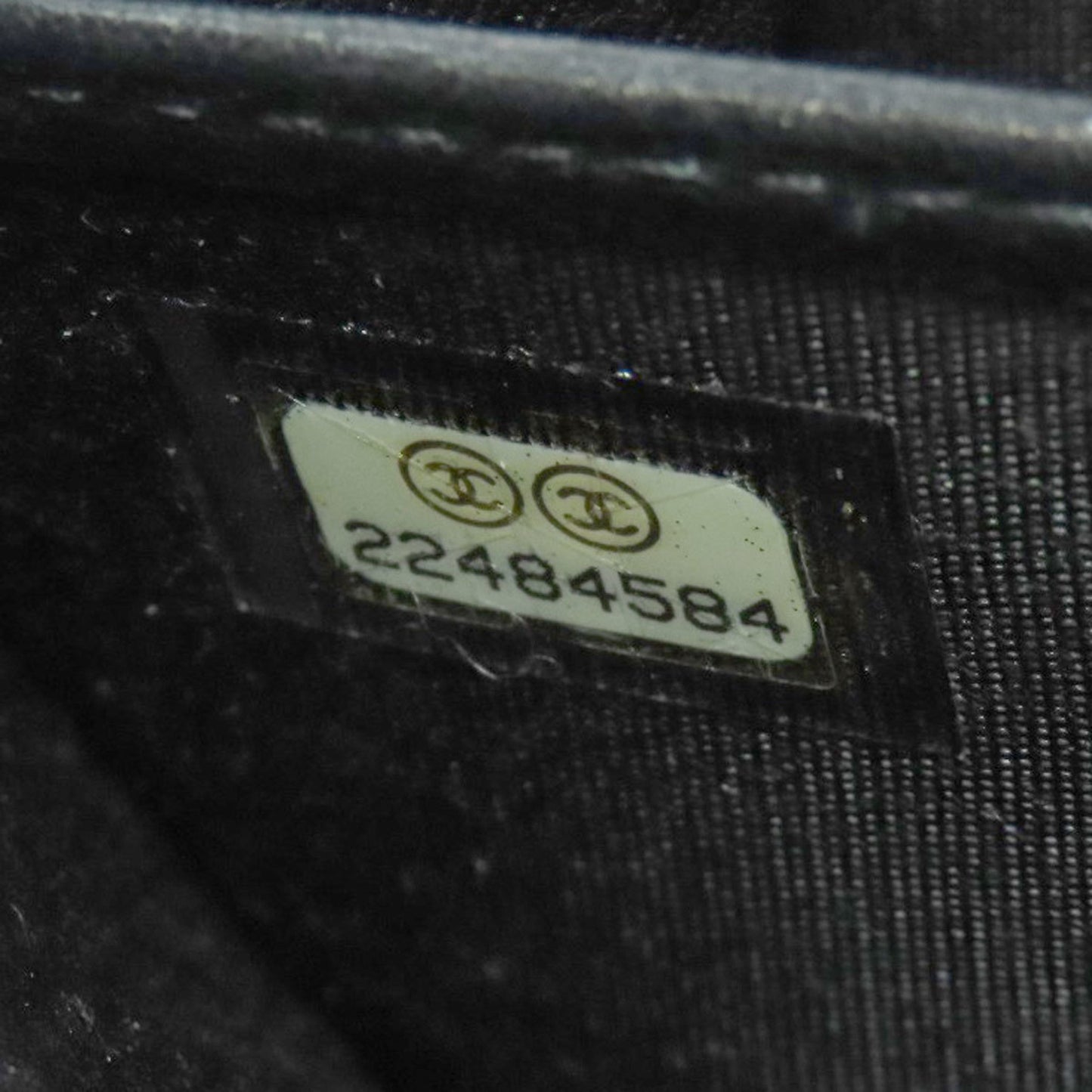 Chanel Mademoiselle, Black, Leather, wallet