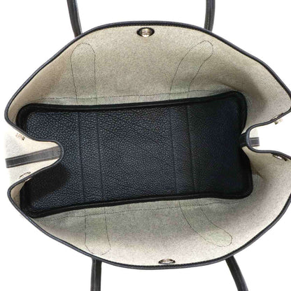 Hermès Garden Party, Grey, Canvas, tote