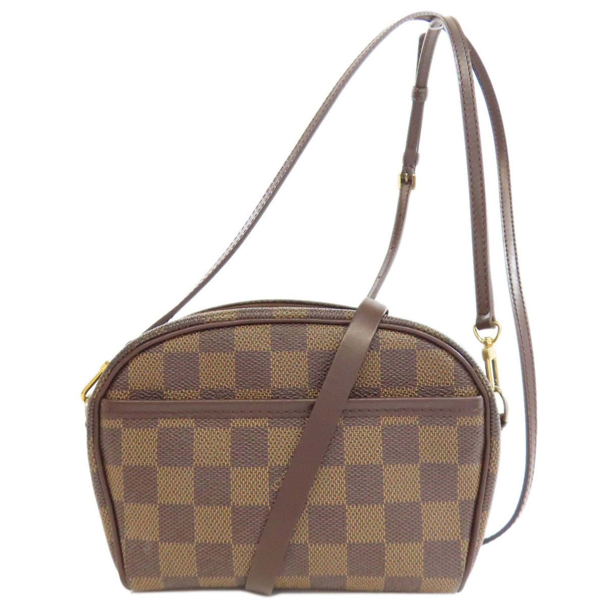 Louis Vuitton Ipanema, Brown, Canvas, clutch