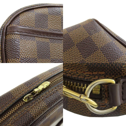 Louis Vuitton Ipanema, Brown, Canvas, clutch