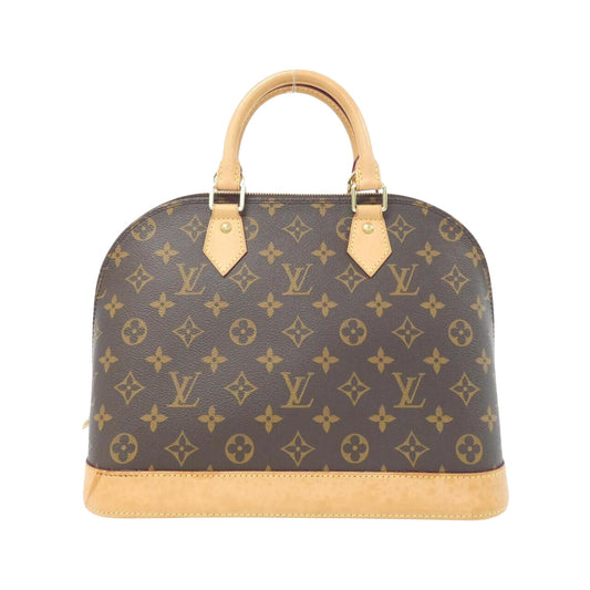 Louis Vuitton Alma, Brown, Canvas, handbag