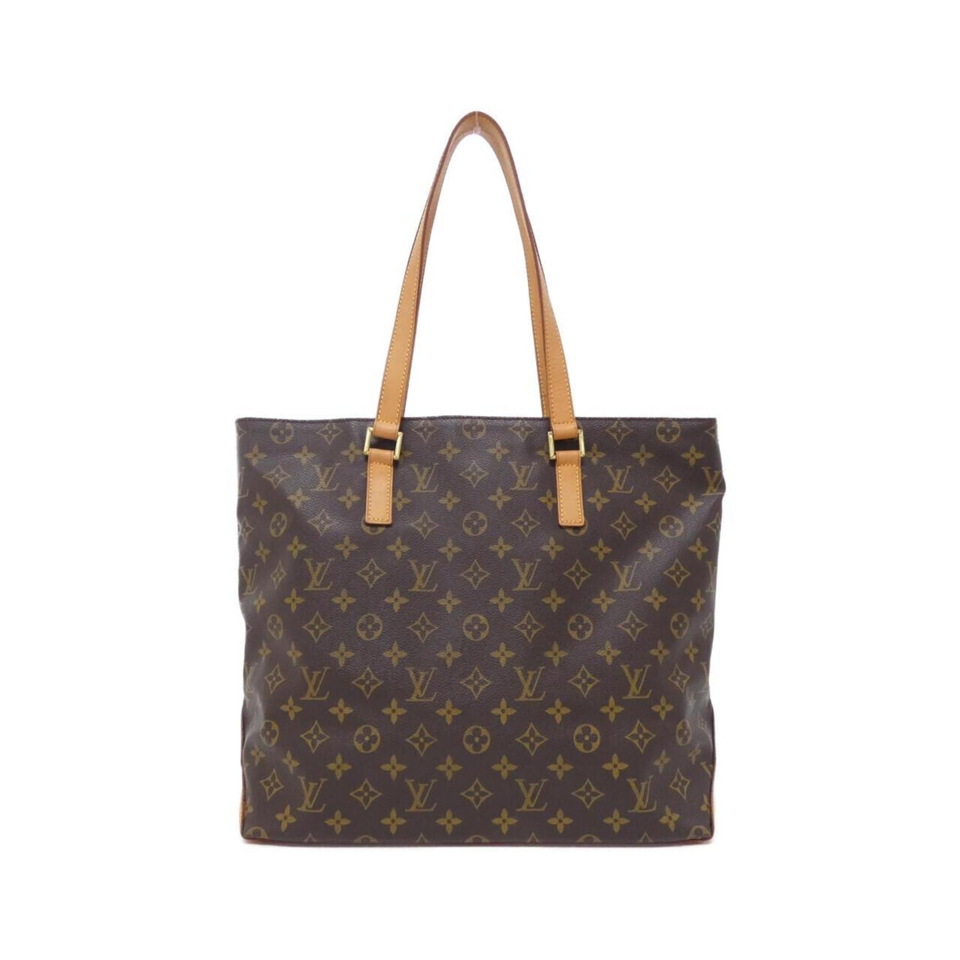 Louis Vuitton Cabas Mezzo, Brown, Canvas, tote