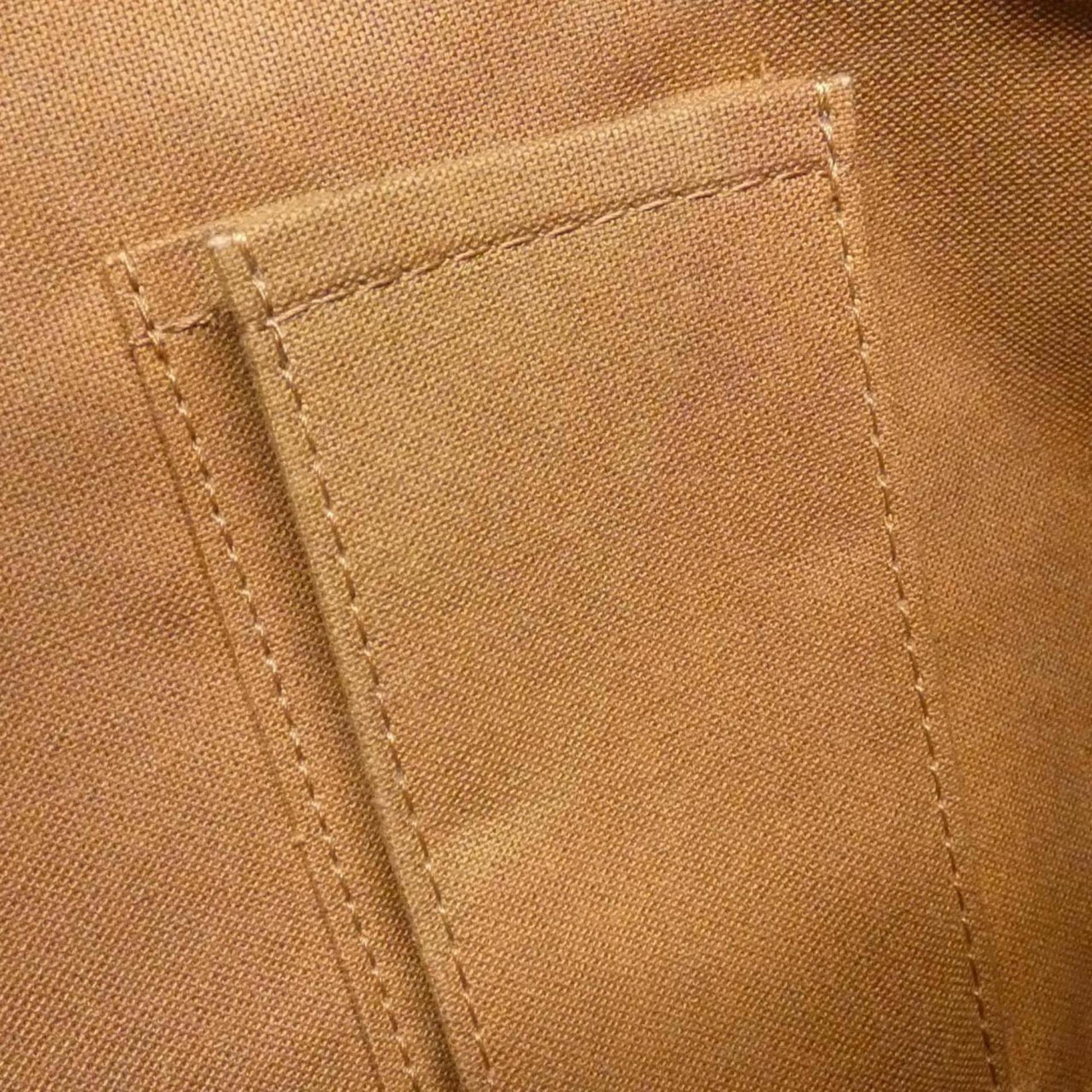 Louis Vuitton Cabas Mezzo, Brown, Canvas, tote