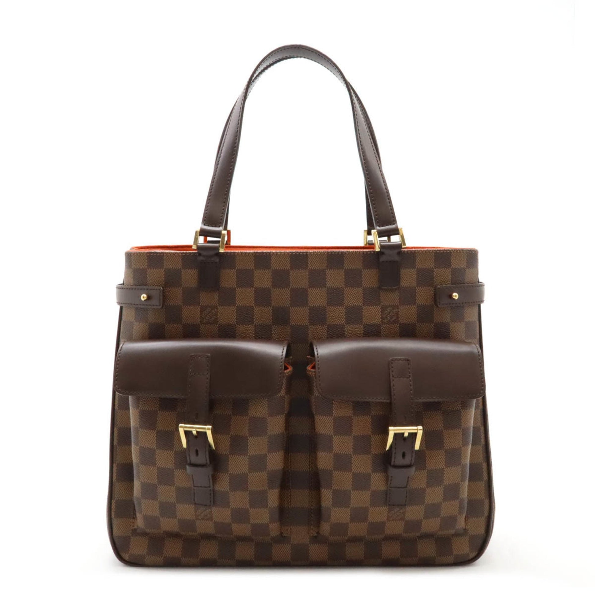Louis Vuitton Uzes, Brown, Canvas, tote
