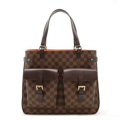 Louis Vuitton Uzes, Brown, Canvas, tote