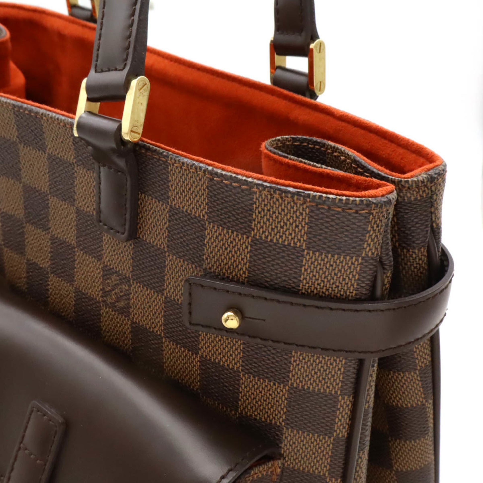 Louis Vuitton Uzes, Brown, Canvas, tote
