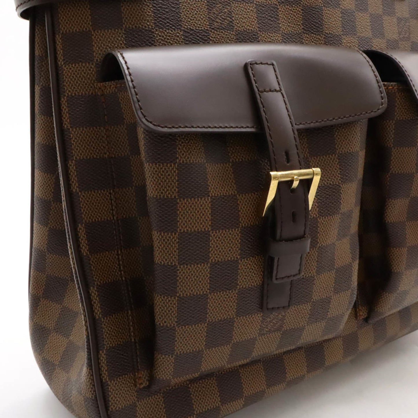 Louis Vuitton Uzes, Brown, Canvas, tote